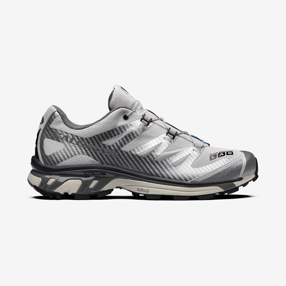 Baskets Salomon Femme Argent - Salomon XT-4 ADVANCED - France (6109-NTLFQ)